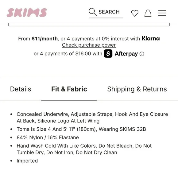 NWT Skims Black Ultimate Push Up Balconette Bra 36 DD Onyx - Picture 13 of 15